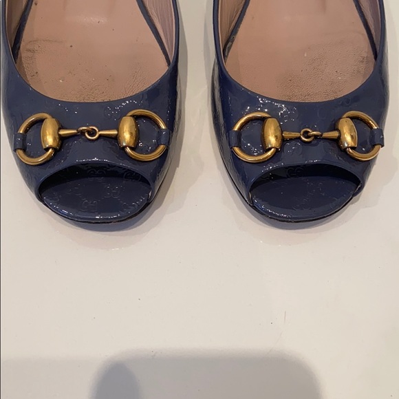 Gucci Peep toe ballet flats - Picture 2 of 6